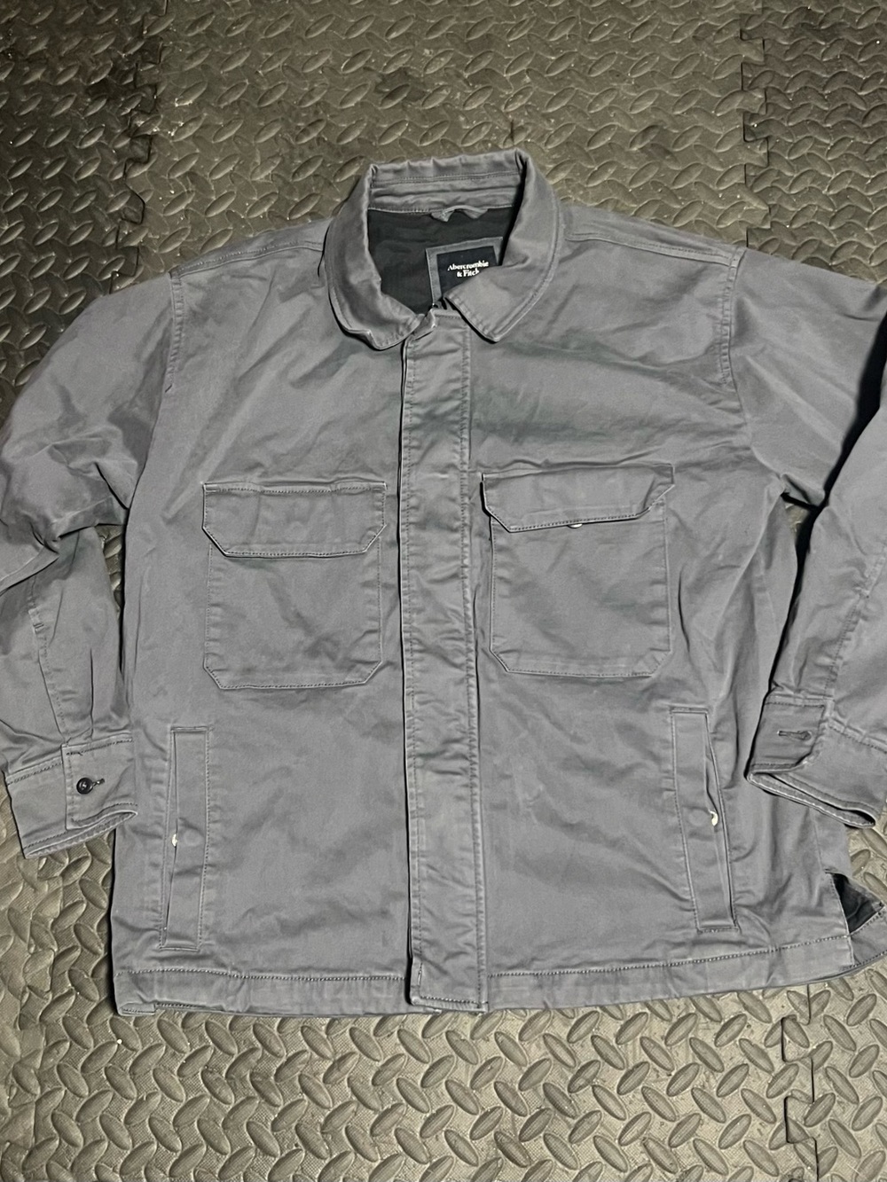 Abercrombie & Fitch Men’s Slate Gray Field Jacket
